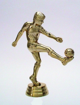 Figur Fußballer gold 125mm