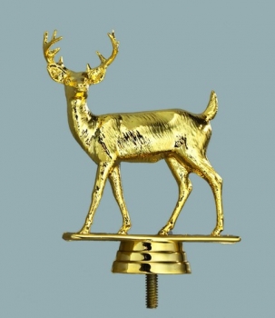Figur Hirsch gold 114mm