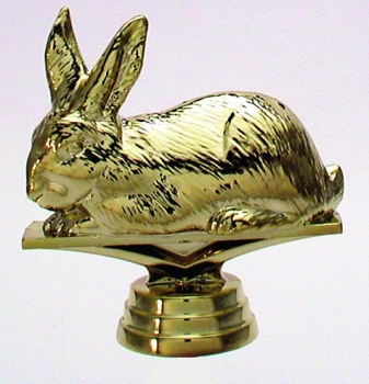 Figur Kaninchenzucht gold 90mm