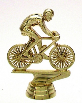 Figur Radsport gold 99mm