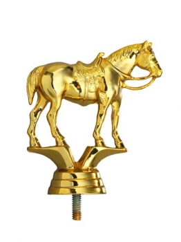 Figur Westernreiten gold 67mm