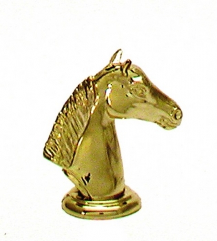 Figur Pferdekopf gold 45mm