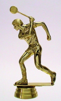 Figur Squash Herren gold 117mm