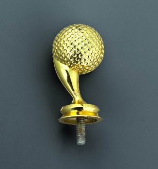Figur Golfball gold 65mm