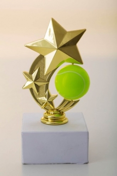 Figur Tennis gold 132mm