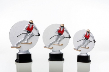 Resin-Figur Skifahren 180mm