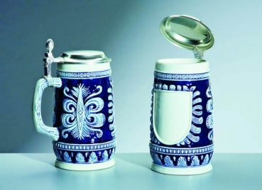 Bierseidel Keramik für Wappen