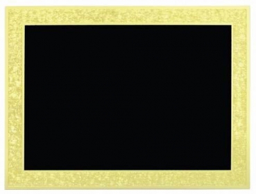 Targa gold-schwarz 20x15cm