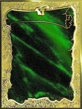 Targa grün-gold  16x12cm