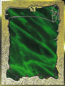 Targa grün-gold  20x15cm
