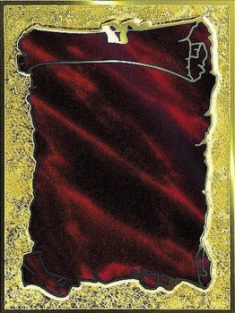 Targa rot-gold  16x12cm