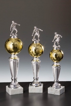 Fußballtrophäe gold-si. 340mm