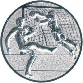 Emblem Fußball 3D Ø25