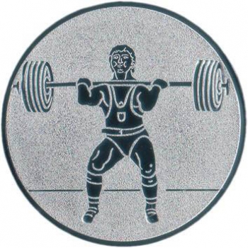 Emblem Gewichtheben Ø25
