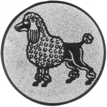 Emblem Pudel Ø50