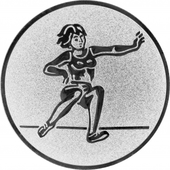 Emblem Leichtathl.Weitspringen Damen Ø50