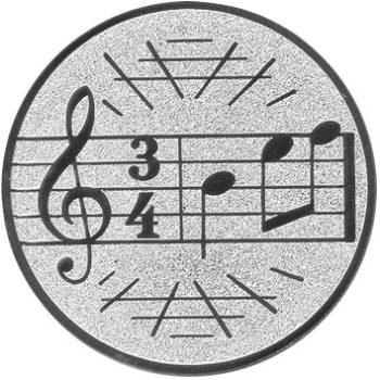 Emblem Musiknoten Ø50