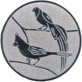 Emblem Vögel Ø25