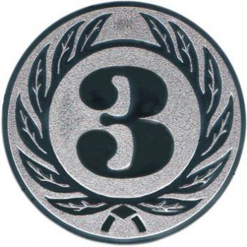 Emblem Zahl 3 Ø25