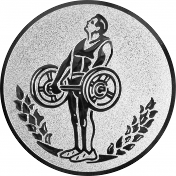 Emblem Gewichtheben Ø25