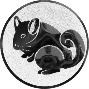 Emblem Kaninchen-Chinchilla Ø25