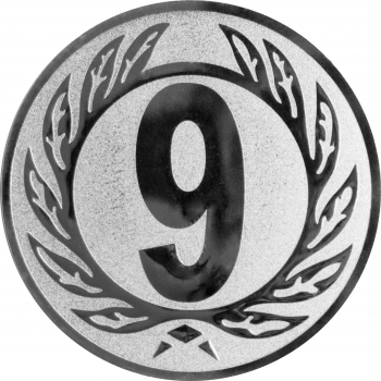 Emblem Zahl 9 Ø25