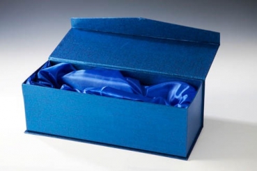 Geschenkbox blau 32x12cm