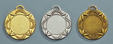 Zamak-Medaille Ø40mm bronze