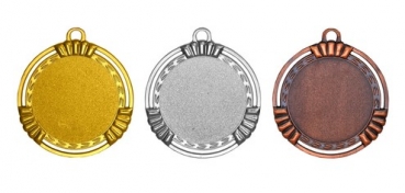 Zamak-Medaille Ø70mm bronze