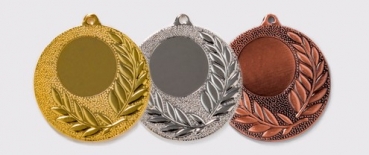 Eisen-Medaille Ø50mm bronze