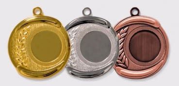 Zamak-Medaille Ø50mm silber