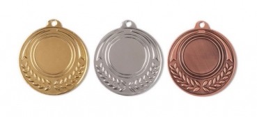 Eisen-Medaille Ø50mm bronze