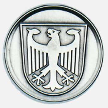 Emblem Ø75mm geprägt poliert